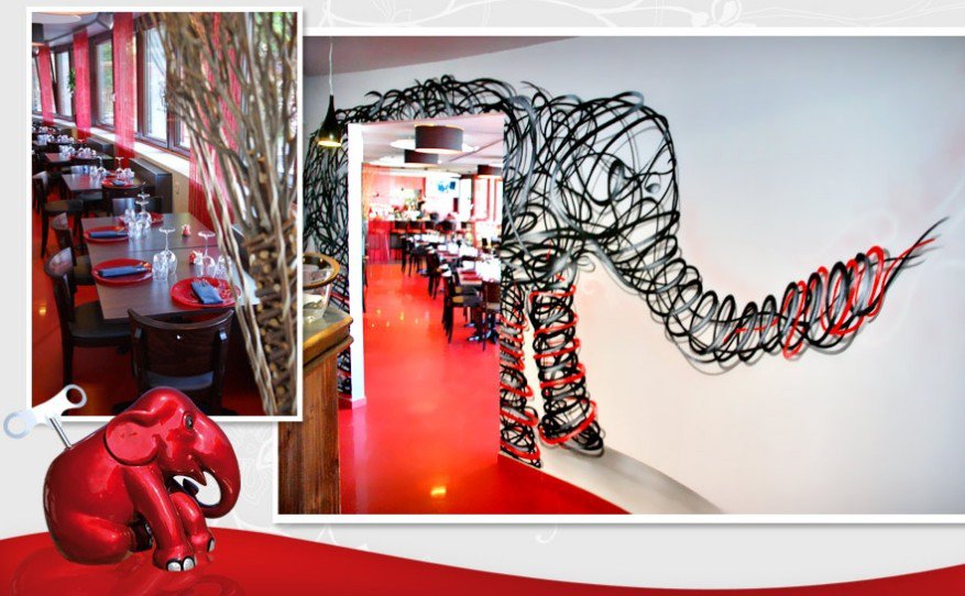 L' ELEPHANT ROUGE - International - Fusion Restaurant - Luxembourg 1852