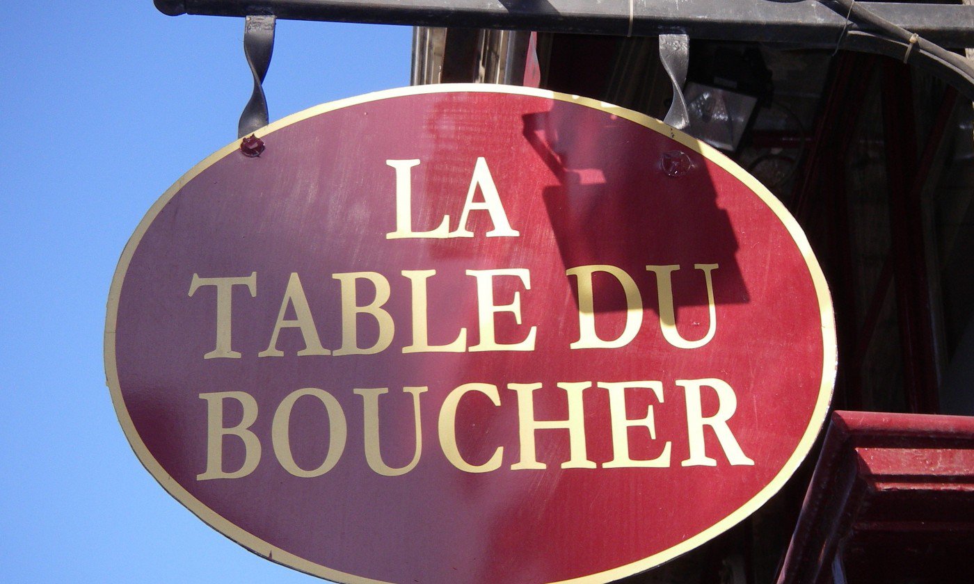 LA TABLE DU BOUCHER